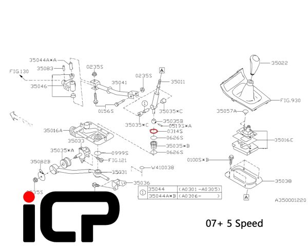Gear Linkage Level Snap Ring